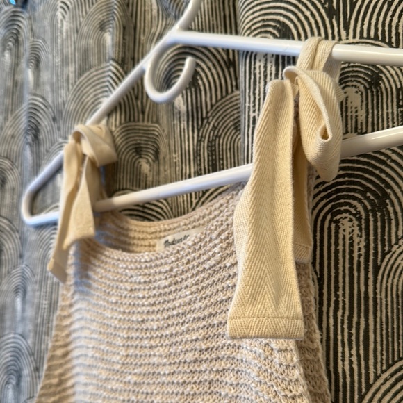 Madewell Knit Tank Top with Bow Straps - Picture 4 of 7